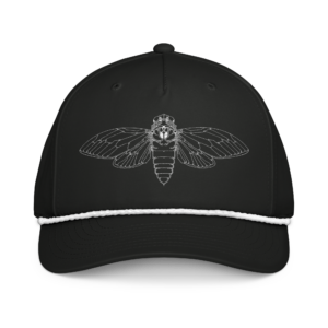 Cicada Embroidered Classic Rope Cap