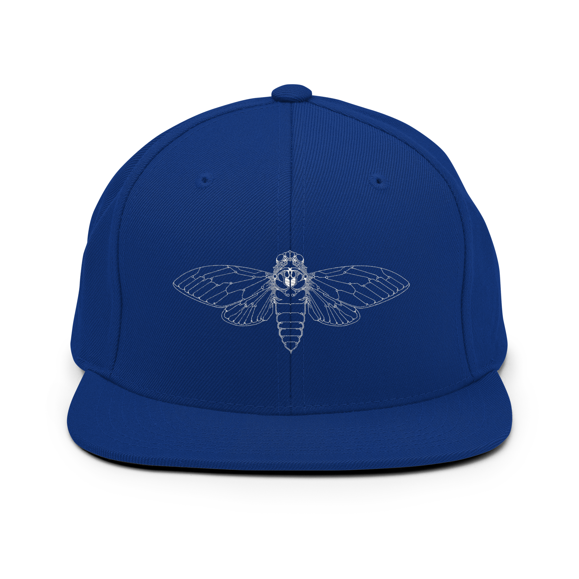 Cicada Embroidered Snapback Hat - Image 8