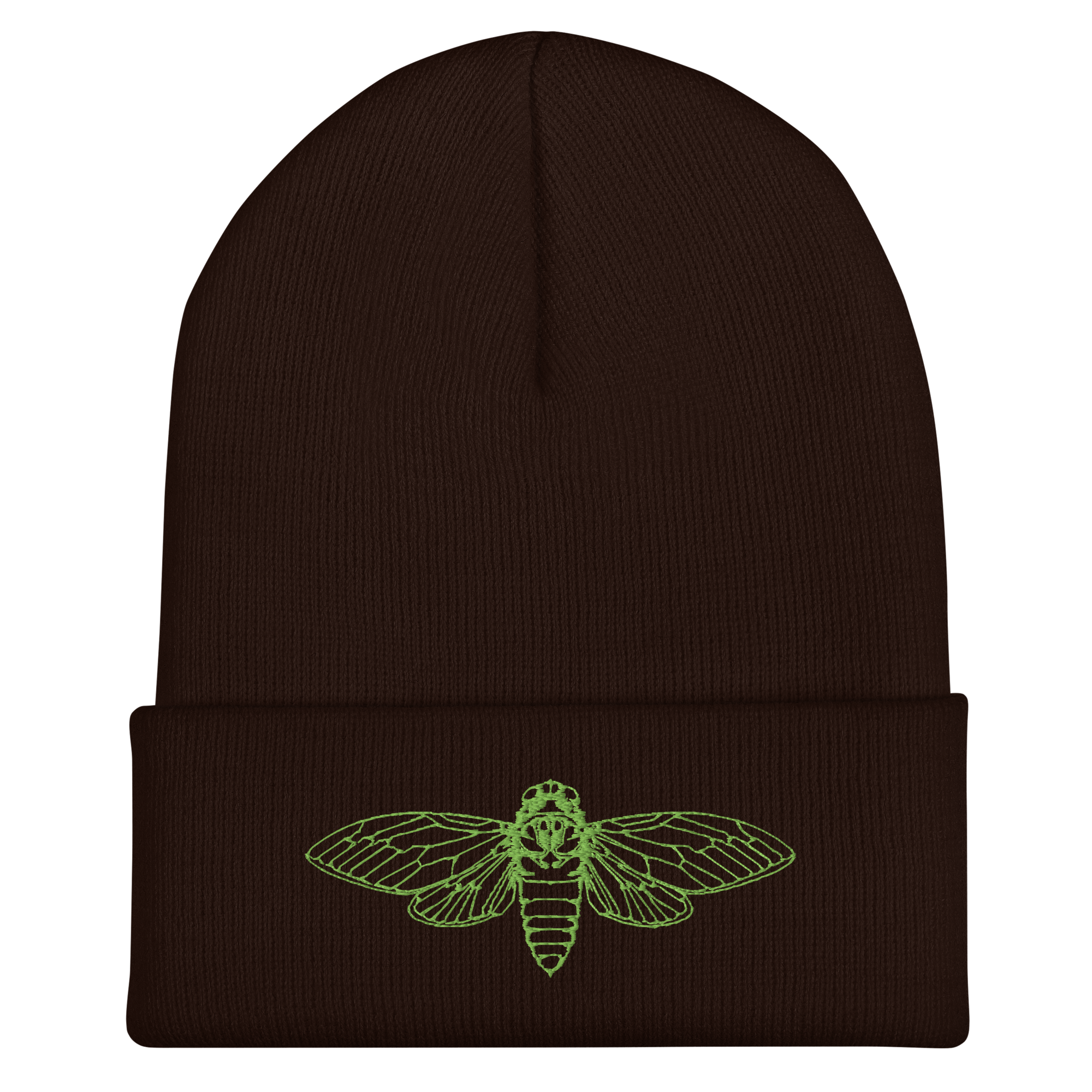 Cicada Embroidered Cuffed Beanie - Image 2
