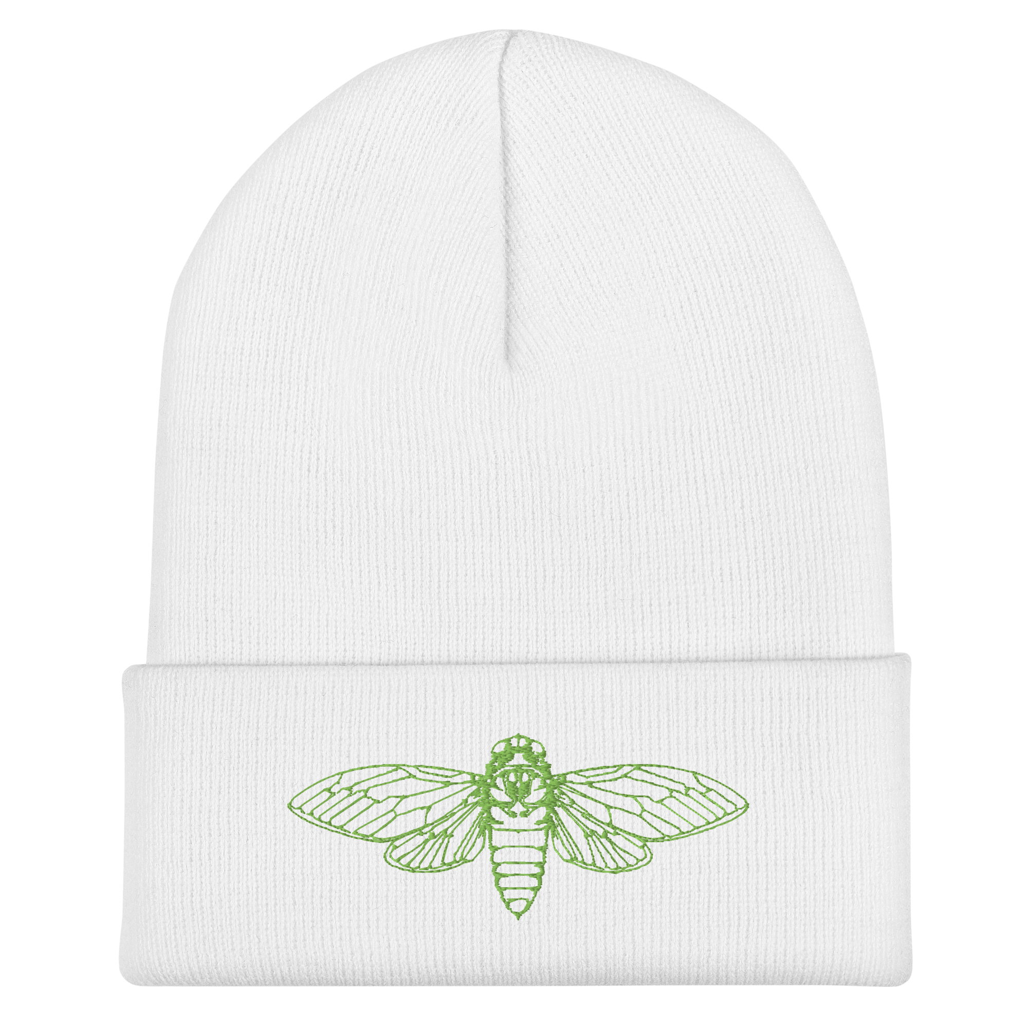 Cicada Embroidered Cuffed Beanie - Image 4