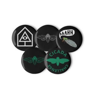 Set of 5 Pin Button