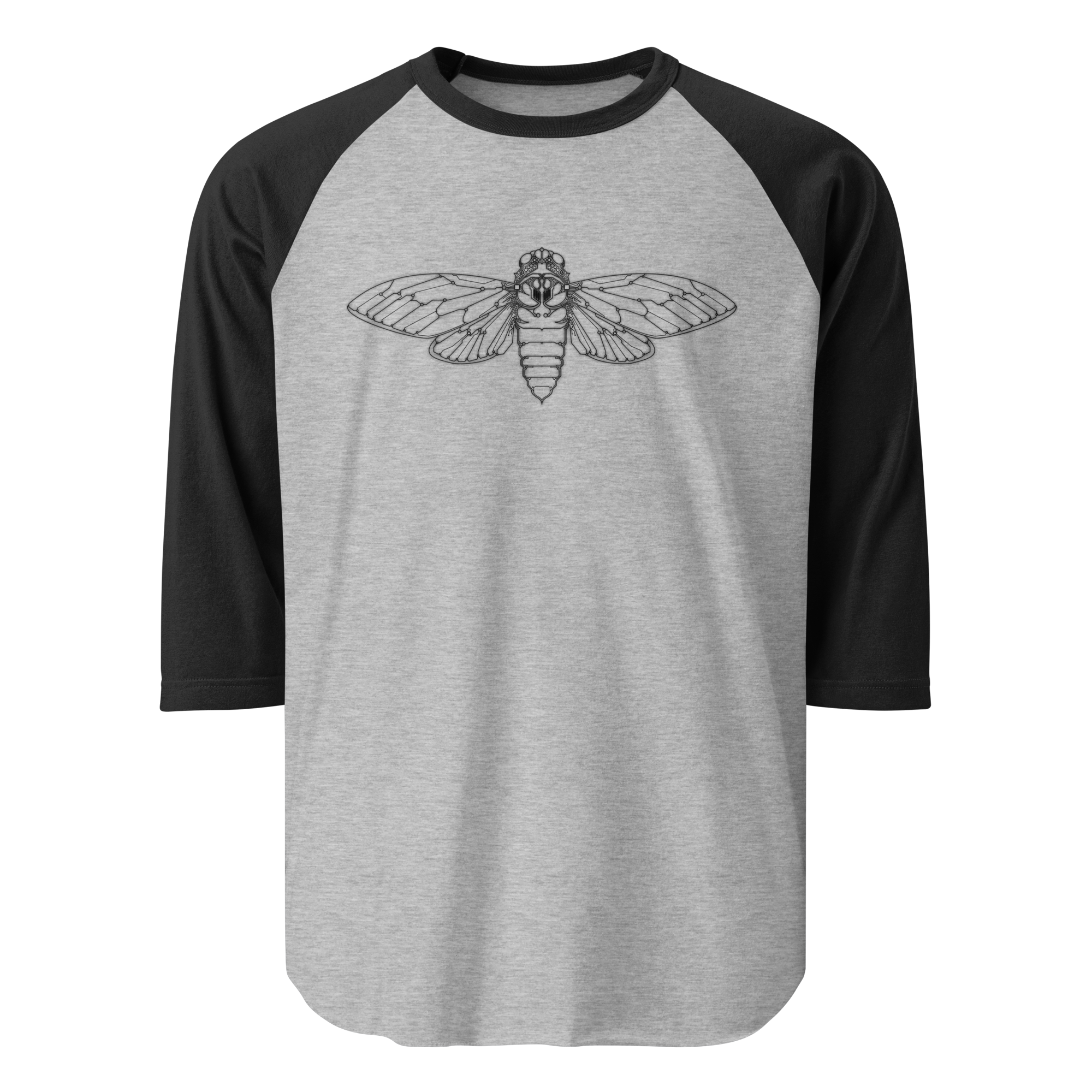 Cicada Raglan Baseball Tee - Image 2