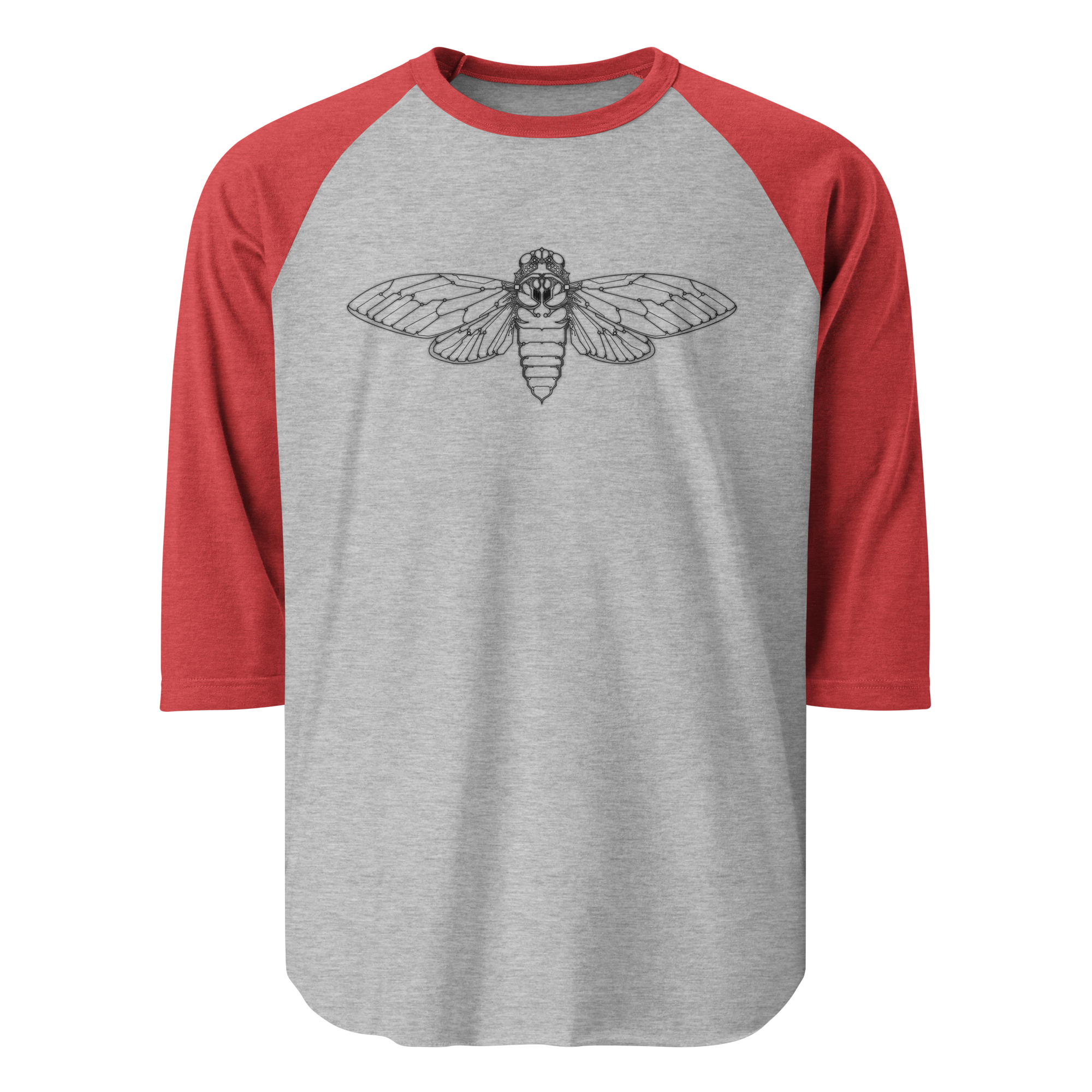 Cicada Raglan Baseball Tee - Image 3