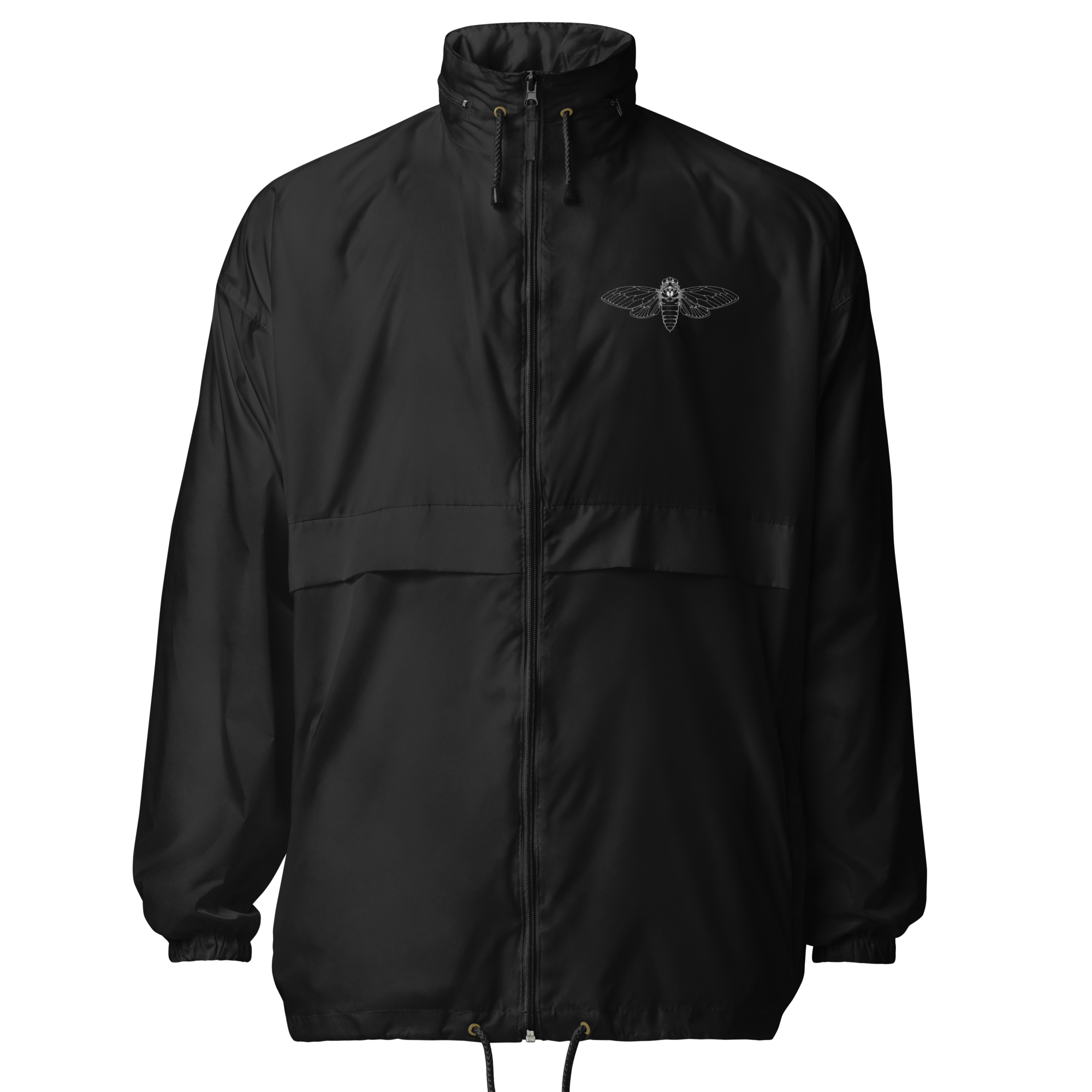 Cicada Embroidered Windbreaker