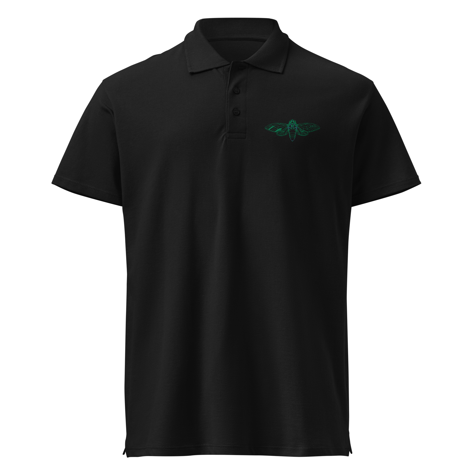 Cicada Embroidered Polo Shirt