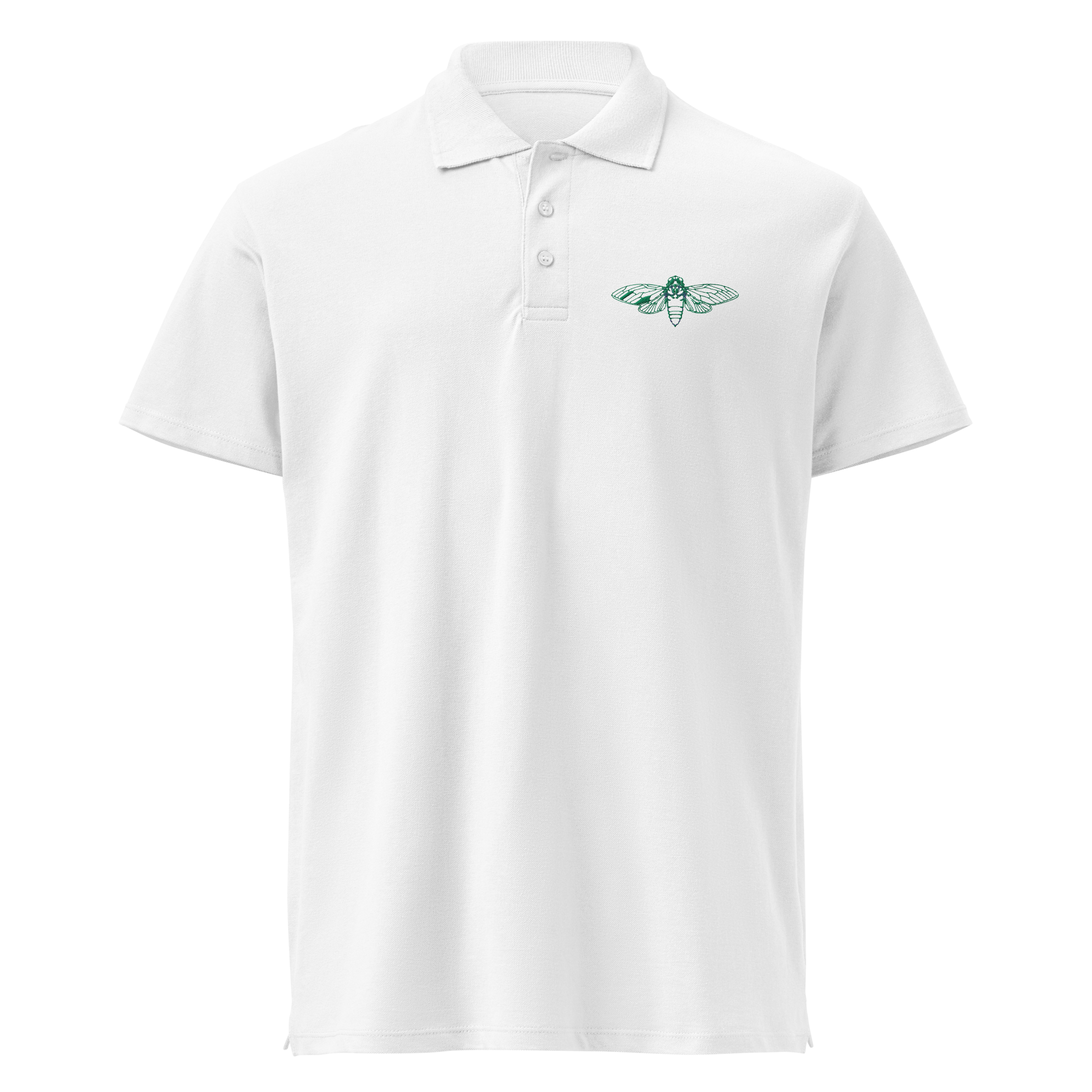 Cicada Embroidered Polo Shirt - Image 4
