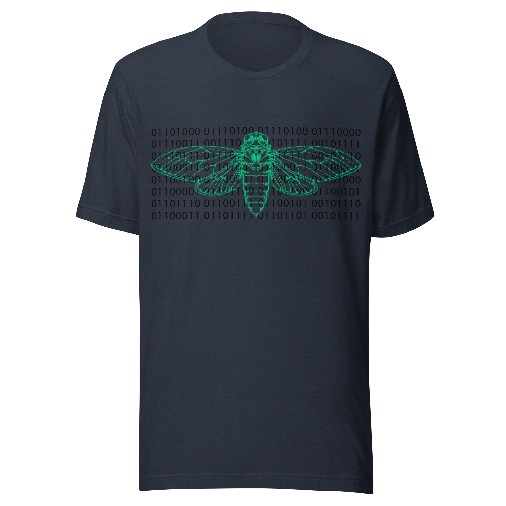 Cicada Binary T-Shirt - Image 6